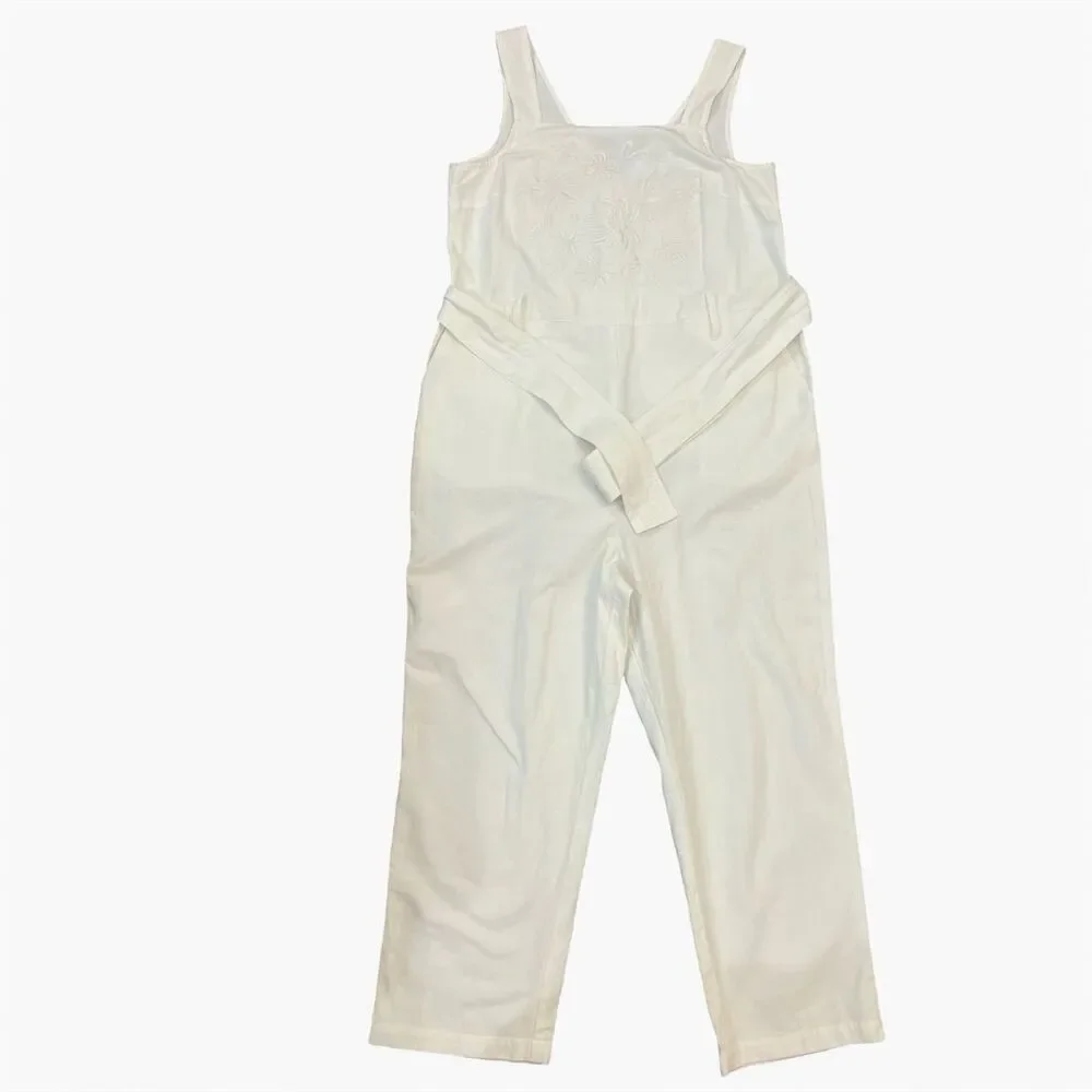 Frnch Maika Jumpsuit white  Casual Embroidered size M